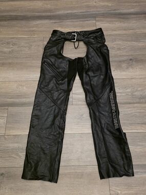 Harley-Davidson Black Leather Chaps